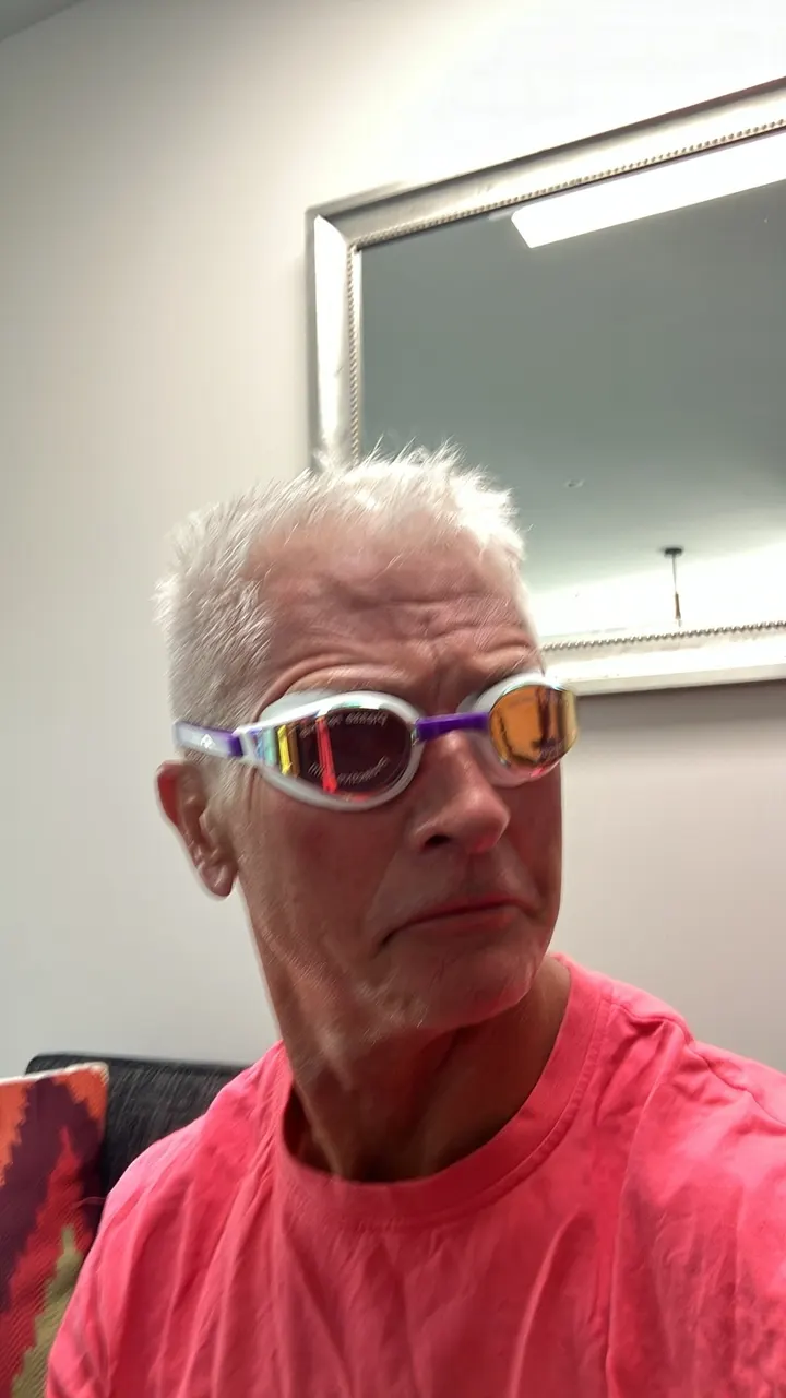 Luke W., verified customer photo wearing NanoClear™ Strike goggles