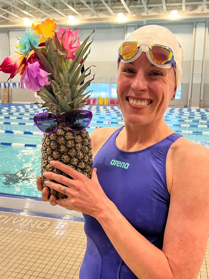 Heather L., verified customer photo wearing NanoClear™ Viper goggles